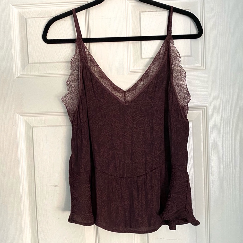 Lace V neck cami